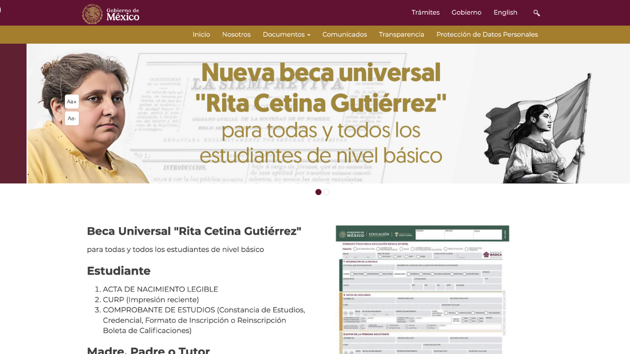 Beca Rita Cetina: Un nuevo programa creado por Claudia Sheinbaum, conoce todos los detalles