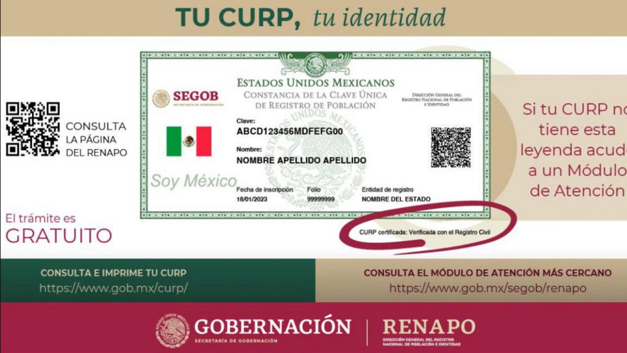 La Clave Única de Registro de Población (CURP) es uno de los documentos esenciales en México para realizar trámites oficiales.