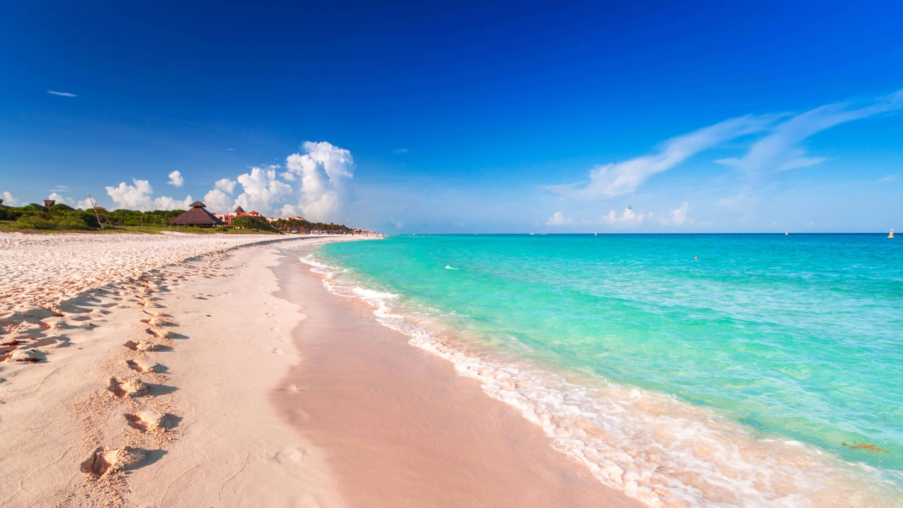 Playacar ofrece aguas cristalinas, arenas blancas y una atmósfera tranquila.