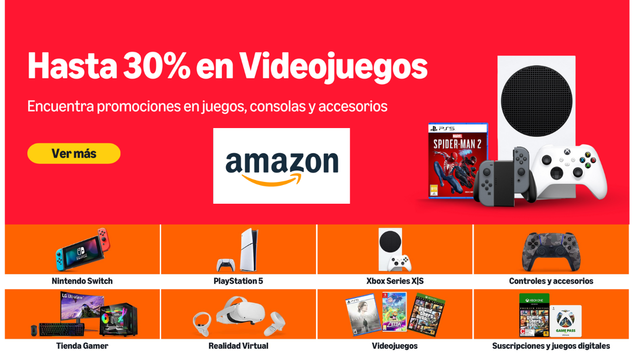 Las mejores ofertas en consolas para el Buen Fin en Amazon.