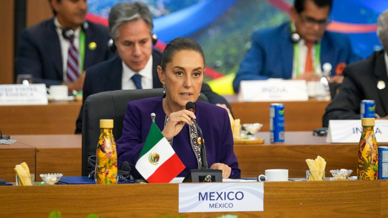 Claudia Sheinbaum llegó a Brasil para participar en la Cumbre de Líderes del G20 2024, celebrada en Río de Janeiro.