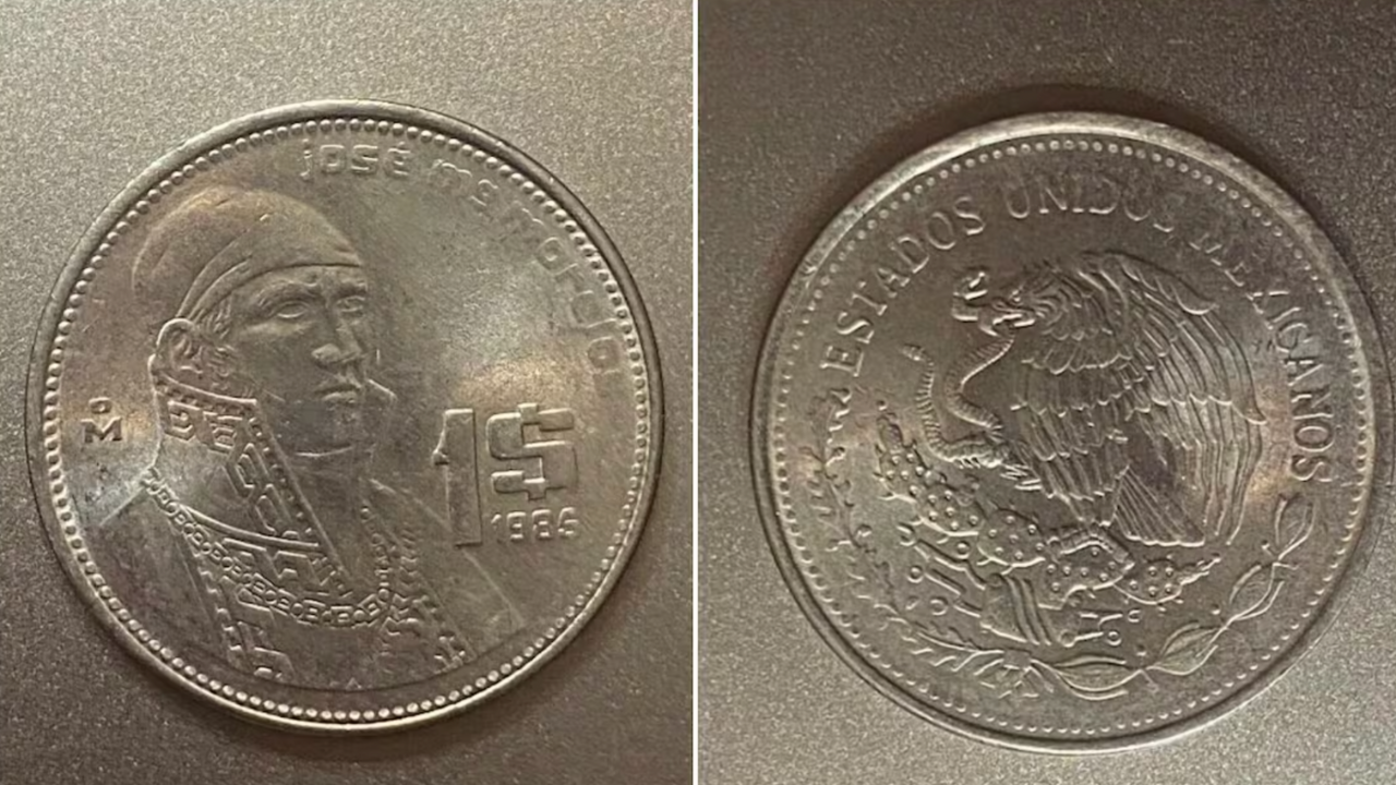 Si tienes esta moneda antigua de 1 peso de José María Morelos, podrías estar en posesión de una pieza con alto valor histórico y económico.